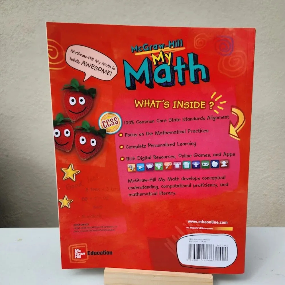 NEW My Math Grade 1 Book 1st Grade Volume 2 McGraw-Hill Elementary Math Connects